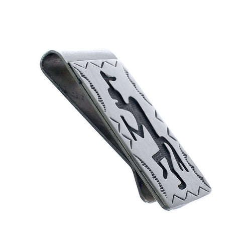 Kokopelli Genuine Sterling Silver Native American Money Clip AX126663